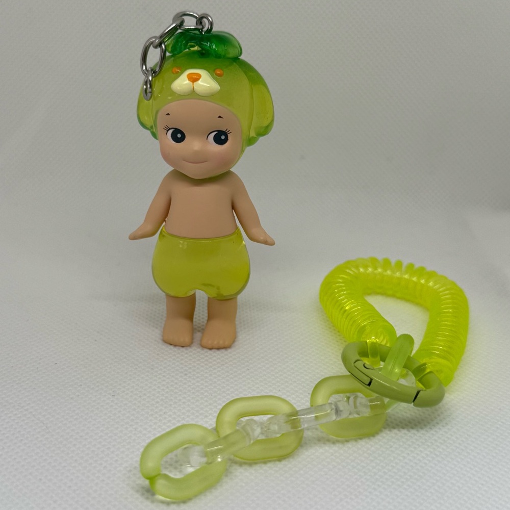 Sonny Angel Lime Dog Keychain